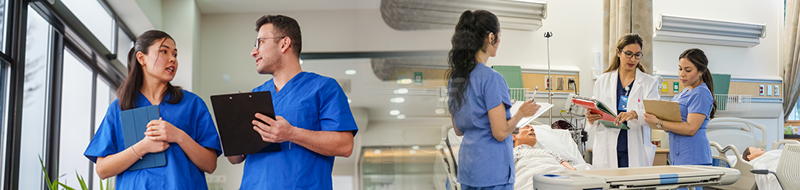 Image of healthcare professionals at work
