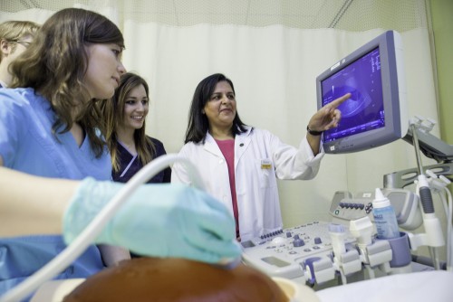 Diagnostic medical sonography students