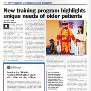 Hospital News Working with Senior Feature Article Thumbnail