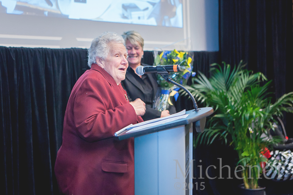 Michener's founder Dr. Diana Michener Schatz with Michener's President & CEO Maureen Adamson