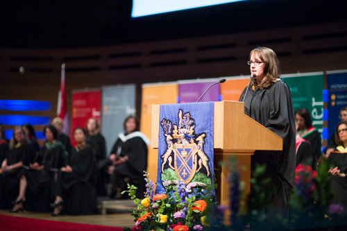 Eryl Fraser is this year’s valedictorian from the Michener Institute of Education at UHN. 