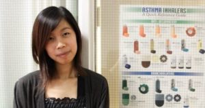 Shirley Quach, a third-year Respiratory Therapy student at the Michener Institute of Education at UHN, is advocating for a standardized, peer-reviewed apps to help those living with asthma safely manage their health. (Photo: UHN)
