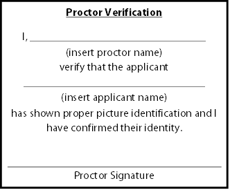 Proctor Verification
