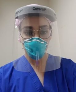 Respiratory Therapist in personal protective equipment