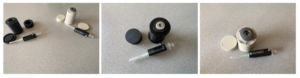 3D printed lead syringe shield, lead vial shield and lead elution pot