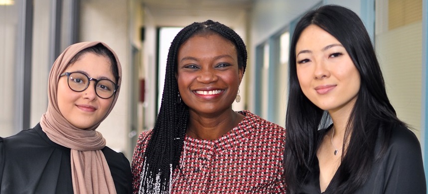 P&C Team - From left: Munaza Rehman, Teni Araba, Diana Do