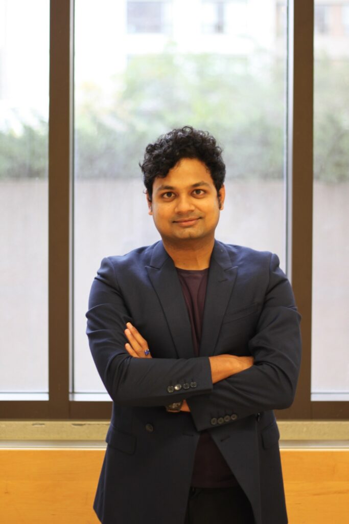 Portrait of John Babu, Michener Medical Laboratory Sciences alumni and filmmaker